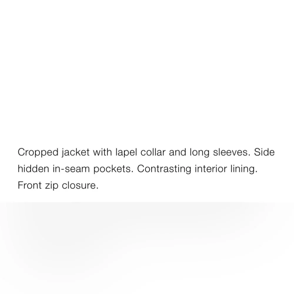 Zara Cream Teddy Jacket with Brown Accents - Picture 7 of 8